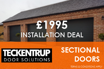 LOCAL PRICE Sectional Door & Installation for just £1995